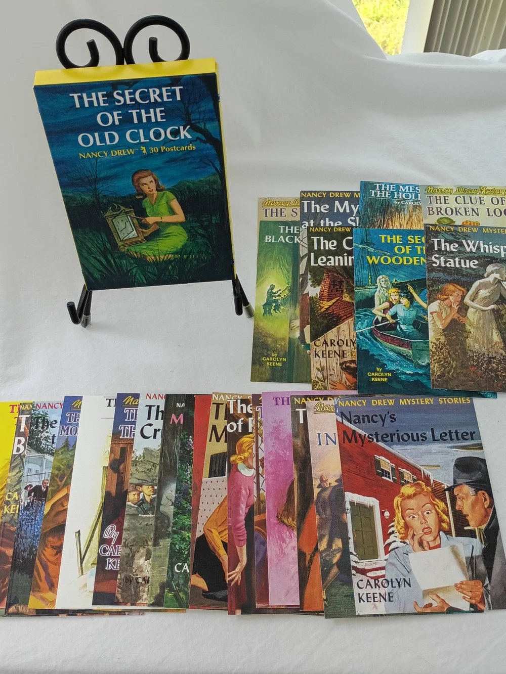 Nancy Drew 26 Postcards from Classic Book Covers Partial Box Blank